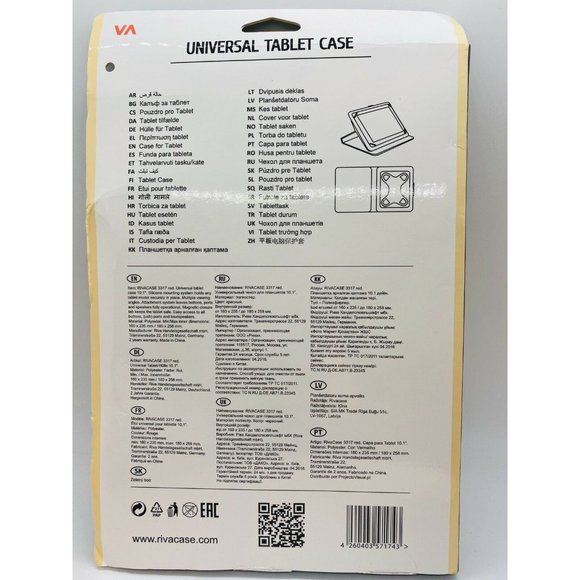 Rivacase 3317 Universal 10 Inch Tablet Cover Case - Picture 7 of 7